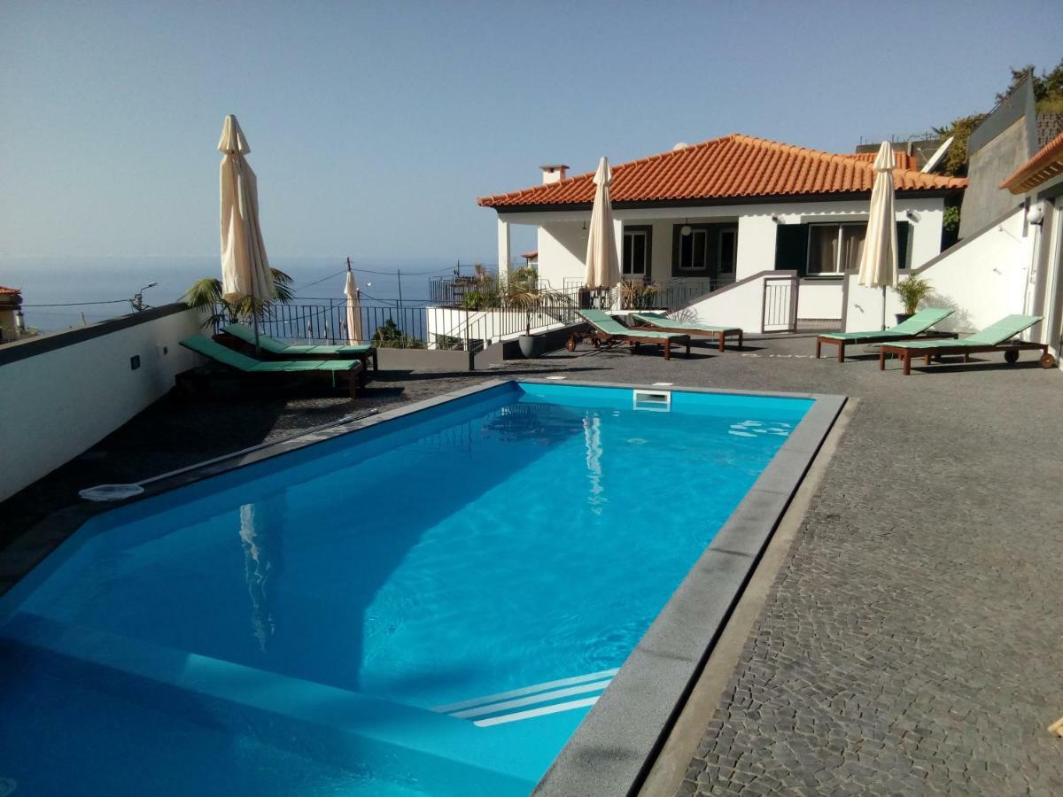 Casa Agapanthe Piscine Et Vue Mer Estreito Da Calheta Exteriör bild