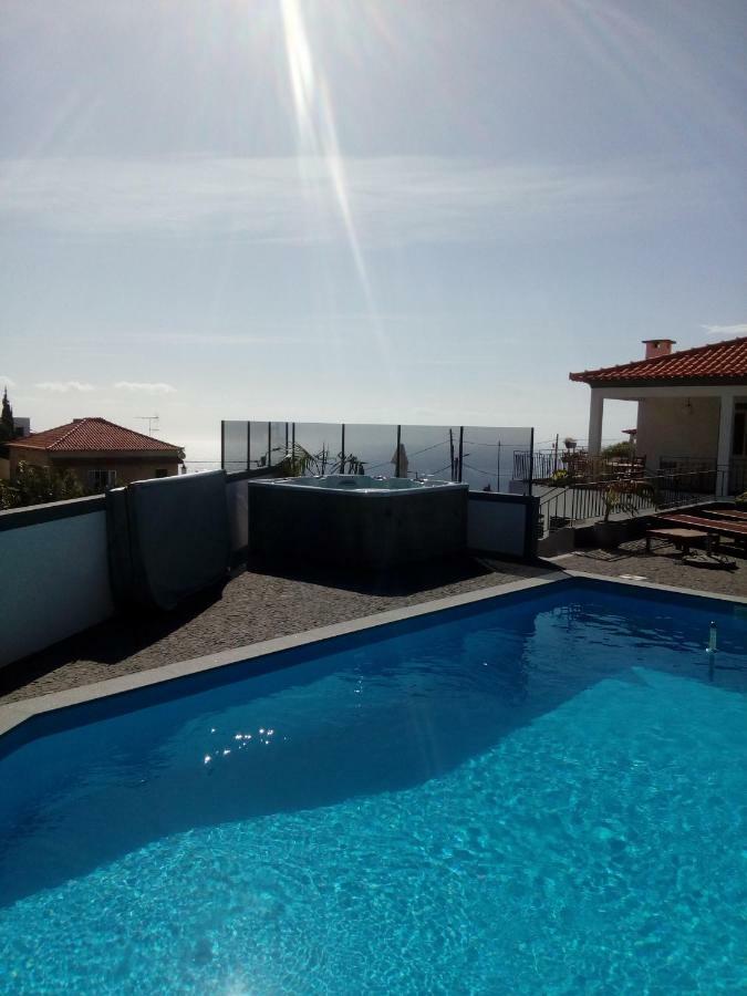 Casa Agapanthe Piscine Et Vue Mer Estreito Da Calheta Exteriör bild